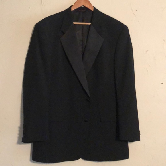 Hart Schaffner & Marx black suit